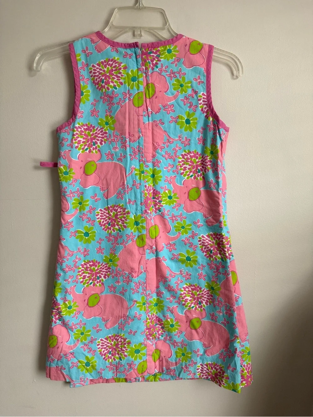 Lilly Pulitzer girls' “Forgot My Trunk” size 12 Sleeveless Shift Dress